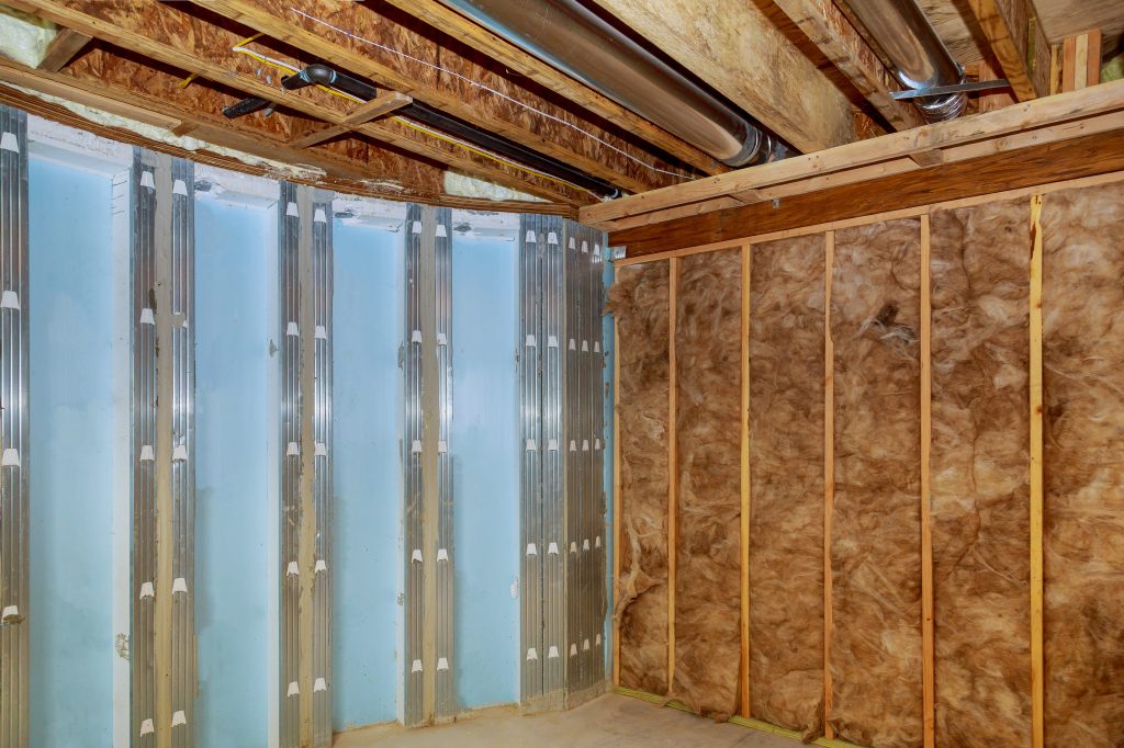 Insulation panels for basement